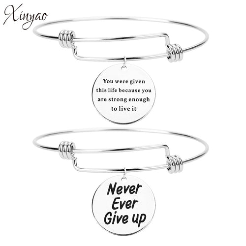 Stainless Steel Inspirational Bracelets